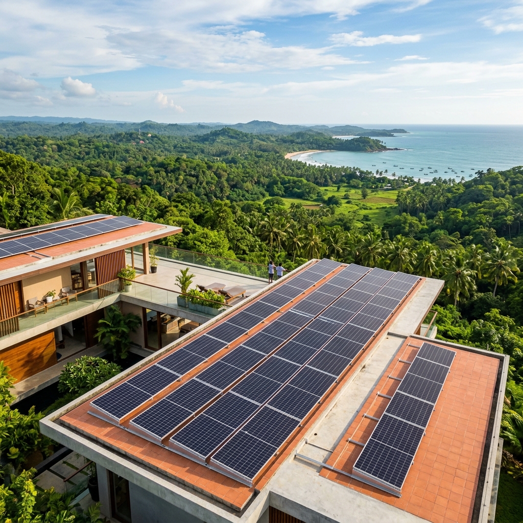 Premium solar installation in Sri Lanka